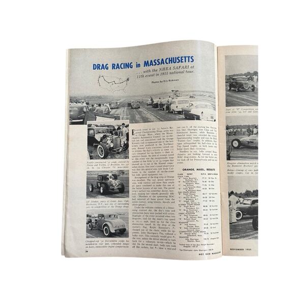 Car Magazines Motor Trend Hot Rod 1954 1955 1970 John DeLorean Fastest Cars READ - Picture 6 of 10